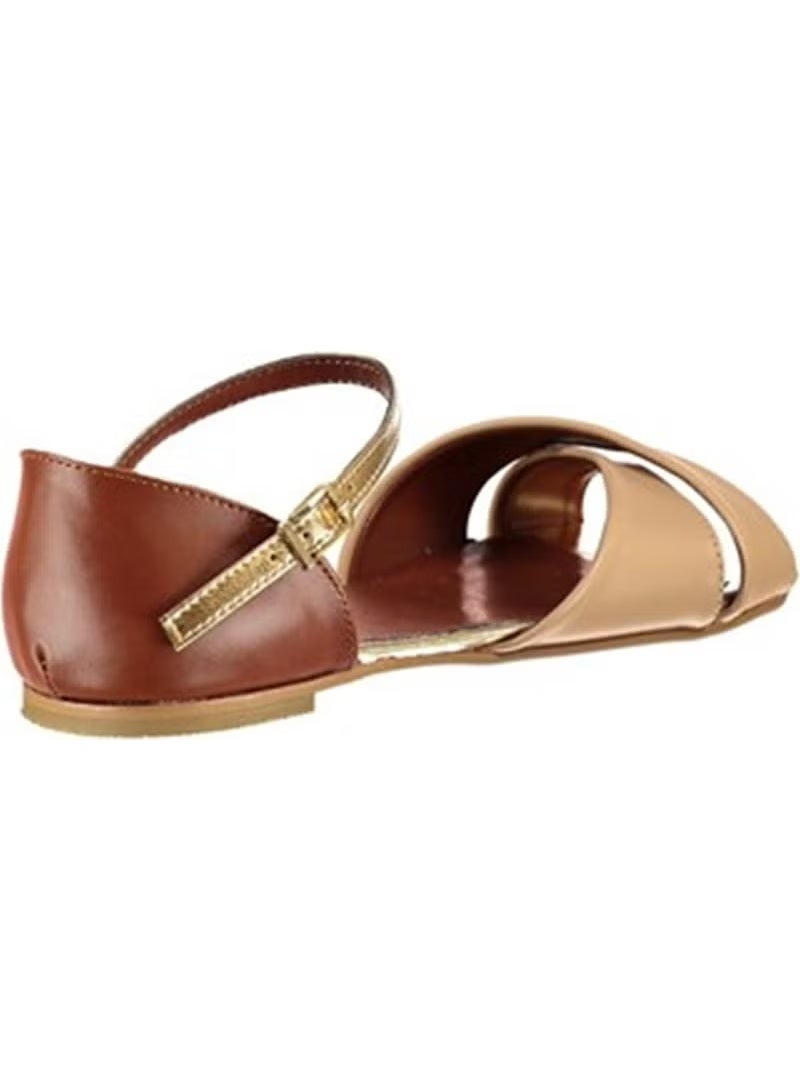 Fox Shoes صنادل نسائية Tan/tan K726271909 - Image 3